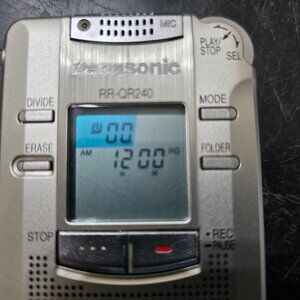 Panasonic RR-QR240 Voice Recorder - Excellent Working Condition